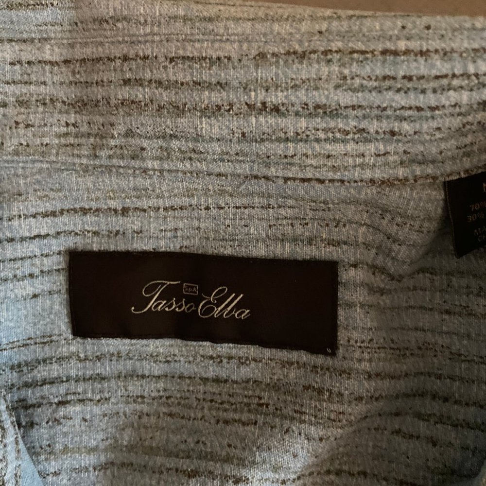 Tasso Elba Button Short Sleeve Shirt